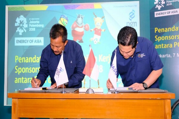  Perusahaan Gas Negara (PGN) Dukung Pelaksanaan Asian Games 2018