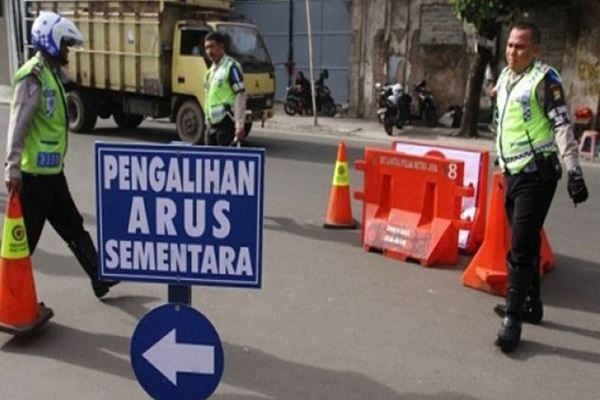  Lalu Lintas di Medan Merdeka Selatan Dialihkan