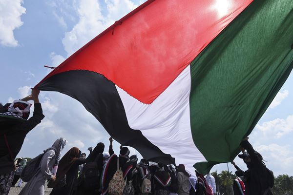  Ketua DPR Minta Peserta Aksi Solidaritas Palestina Santun
