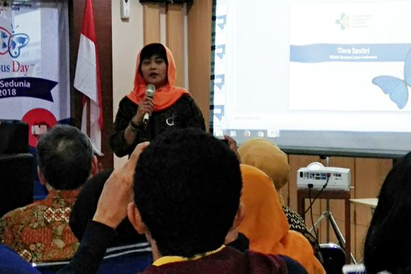 Ketua Yayasan Lupus Indonesia Tiara Savitri./JIBI-Yoseph Pencawan