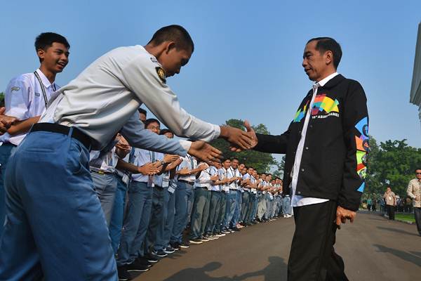  Main Basket di Istana Bogor, Presiden Jokowi Berharap Regenerasi Atlet Berjalan