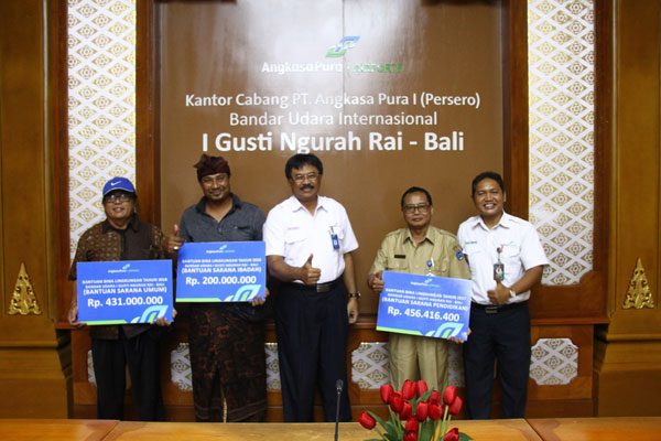  Menjelang Pertengahan Tahun 2018, Manajemen Bandar Udara I Gusti Ngurah Rai Kucurkan Dana CSR 2,4 M