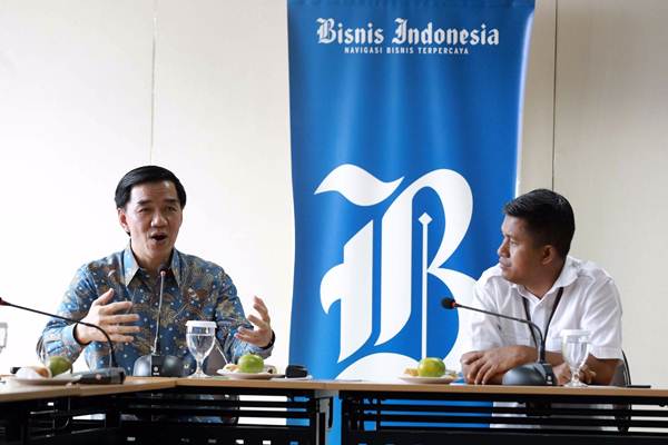  Presiden Direktur Kalbe Farma Kunjungi Bisnis Indonesia