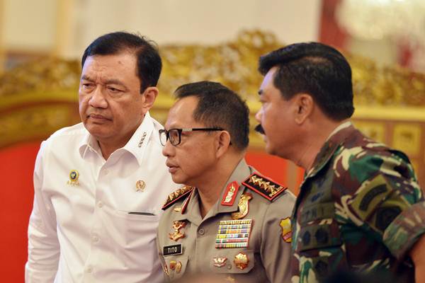  Jokowi Perintahkan TNI, Polri, BIN Jaga Keamanan