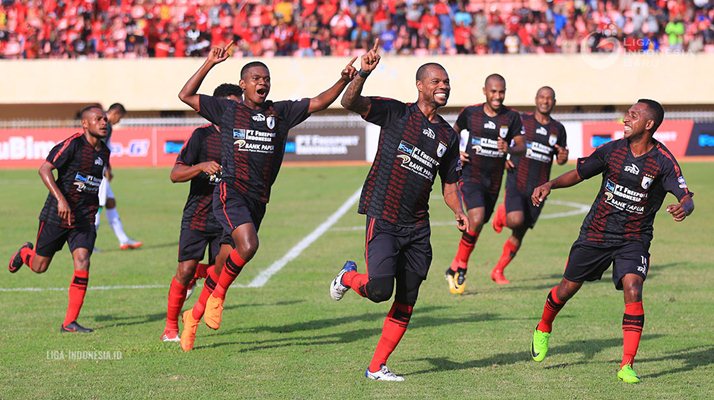  Hasil Liga 1: Persipura Bantai Madura United di Stadion Mandala