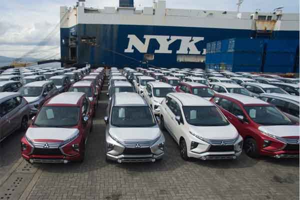  KINERJA EKSPOR MOBIL : Pengapalan dari Indonesia Tumbuh 3,1%