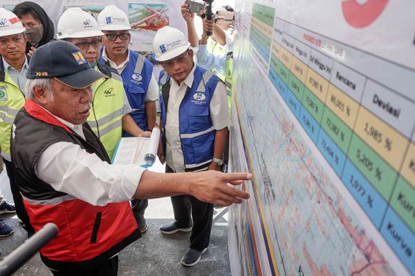  Basuki Hadimuljono Tinjau Proyek Jalan Tol