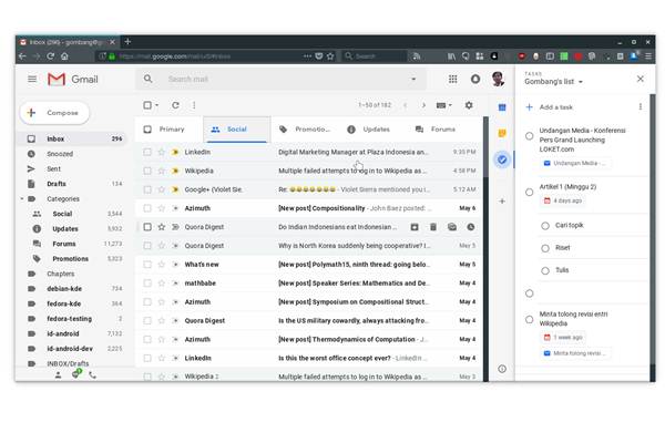  Desain dan Fitur Baru Gmail