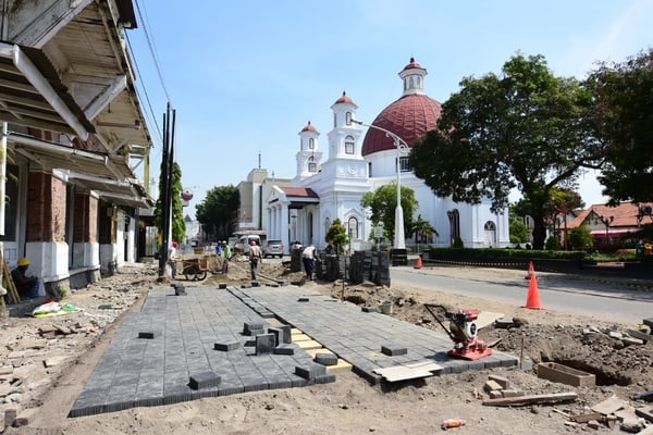  Penataan Kota Lama Semarang Selesai Akhir 2018