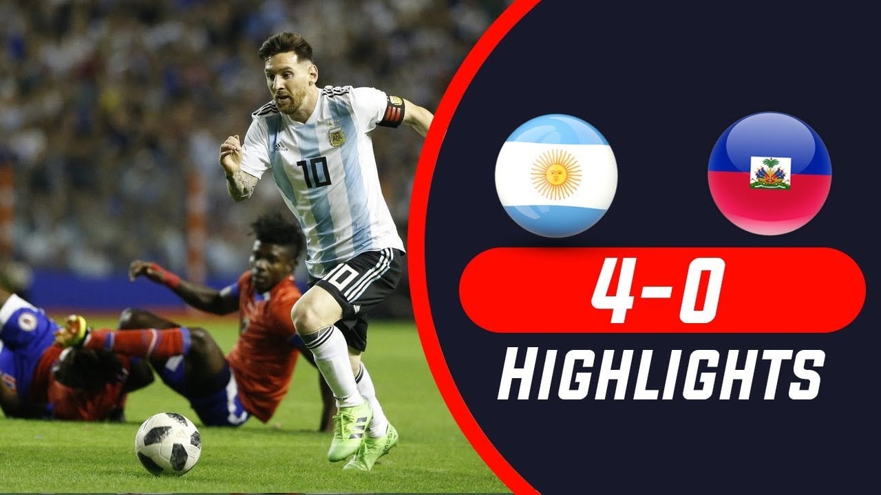  Messi Hattrick, Argentina Lumat Haiti 4-0