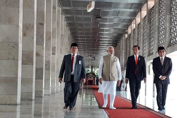  Presiden Jokowi Ajak PM India Narendra Modi Kunjungi Masjid Istiqlal