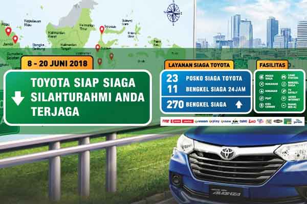  Mudik Lebaran 2018: Toyota Hadirkan 304 Titik Layanan Service, Ini Daftarnya