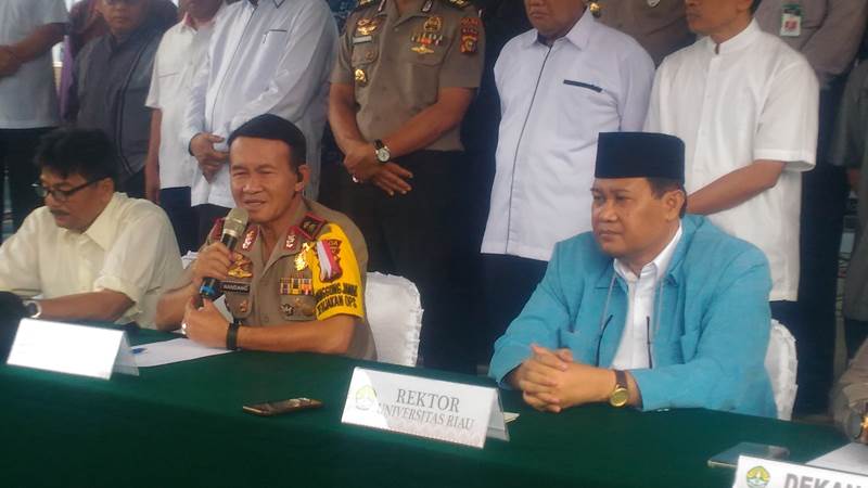  Dukung Universitas Riau, Polda Riau Siap Jadi Objek Penelitian Skripsi Mahasiswa