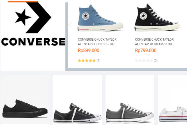  Converse Layani Penjualan Online di Indonesia via Lazada.com