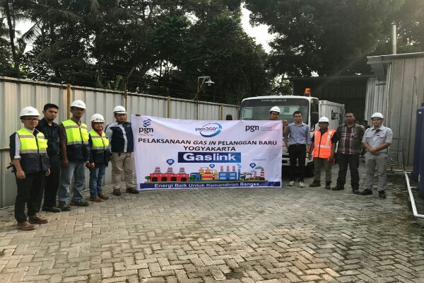  Gas PGN Siap Mengalir Perdana ke Yogyakarta