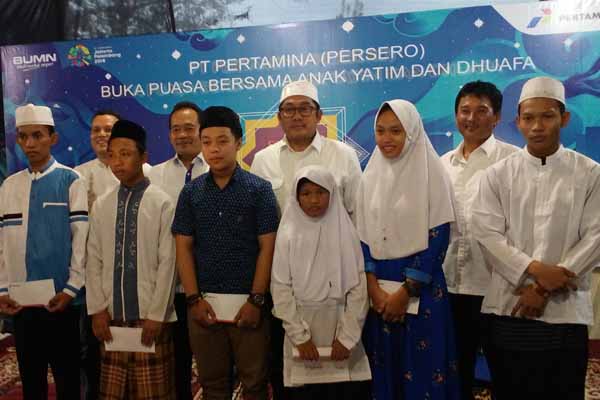  Pertamina MOR IV Berikan Santunan Kepada 1.440 Anak Yatim