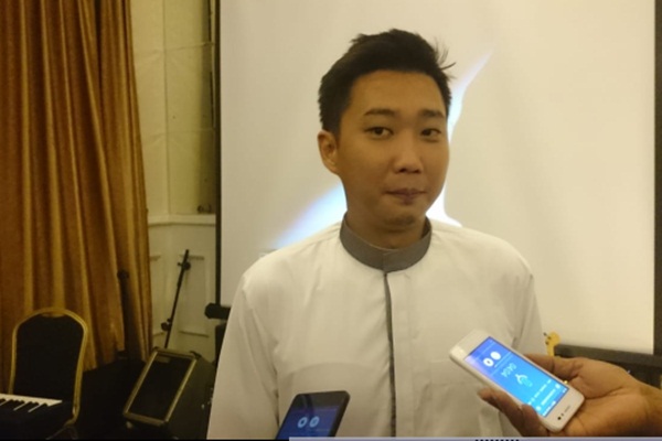 Presiden Direktur PT Dafam Property Indonesia Billy Dahlan Saat Memberikan Keterangan Kepada Wartawan./.Bisnis-Alif Nazzala Rizqi