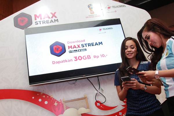  Nonton Piala Dunia 2018 lewat Smartphone dengan Telkomsel Maxstream 