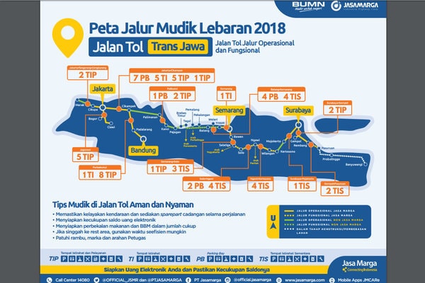  Jasa Marga Terapkan Satu Tarif di Tol Semarang Mulai 9 Juni 2018