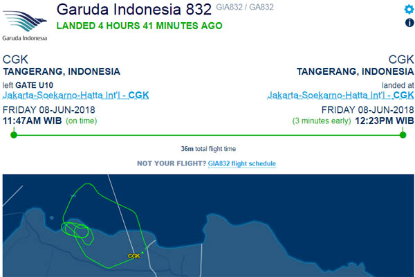  GA 832 RTB Karena Gangguan Mesin, Garuda Lakukan Penyelidikan