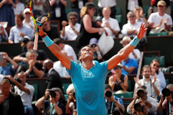  Hasil Tenis Prancis Terbuka, Nadal Buka Peluang Rengkuh Gelar Ke-11