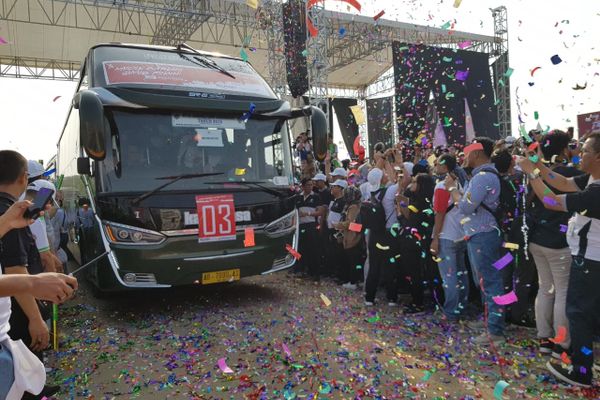  Surveyor Indonesia Berangkatkan 500 Pemudik