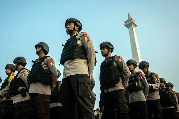  MUDIK LEBARAN 2018: Pos Pengamanan Diperkuat Personel Brimob