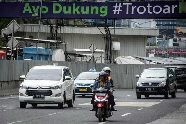  Jalan Protokol di Jakarta Terpantau Sepi