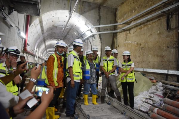  Ini Kesan Menko Darmin Nasution Saat Tinjau Proyek MRT