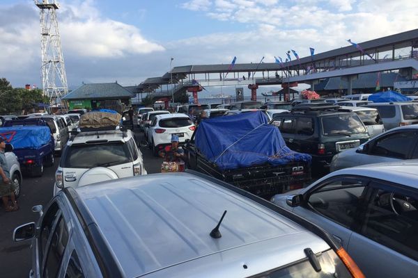  Mudik Lebaran 2018: Kepadatan Roda Empat Terjadi di Gilimanuk