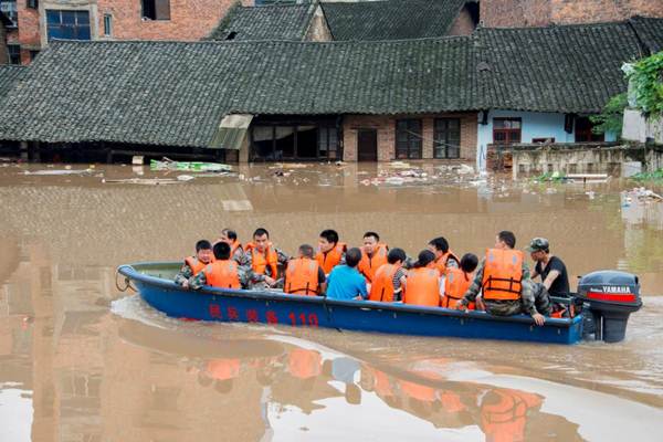  China Terancam Banjir dan Tanah Longsor