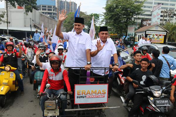  PILGUB SUMUT: Sandiaga Uno Dukung Edy-Ijeck Duplikasi OK OCE