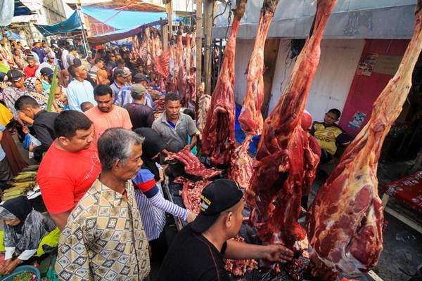  Tradisi Meugang Idulfitri 1439 H di Aceh