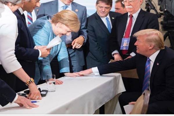  Tepis Isu Miring dengan Kanselir Jerman, Unggahan Foto Instagram Trump Dibanjiri Ribuan “Like”