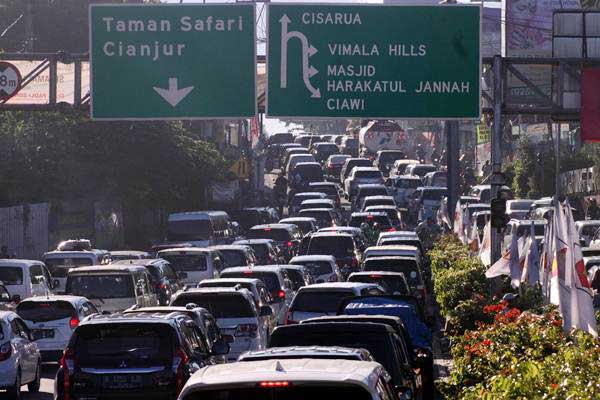  Lalu Lintas di Gerbang Tol Gadog & Ciawi Sudah Lancar