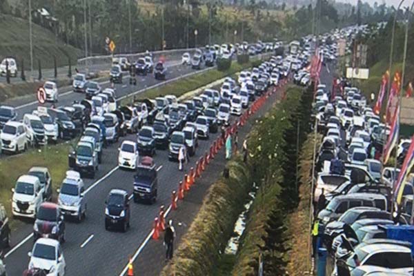  One Way menyambung dari Tol Cipali hingga Jakarta di kilometer 3