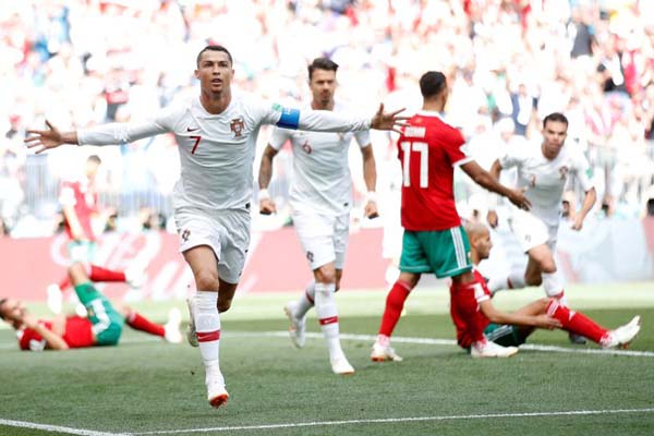  4 Gol, Cristiano Ronaldo Top Skor Sementara Piala Dunia 2018