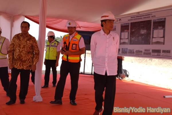  Di Hari Ultah, Jokowi Pantau Pembangunan Runway 3 Bandara Soekarno Hatta