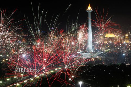  HUT DKI Ke-491, Jakarta Fair Kemayoran Gelar Pesta Kembang Api