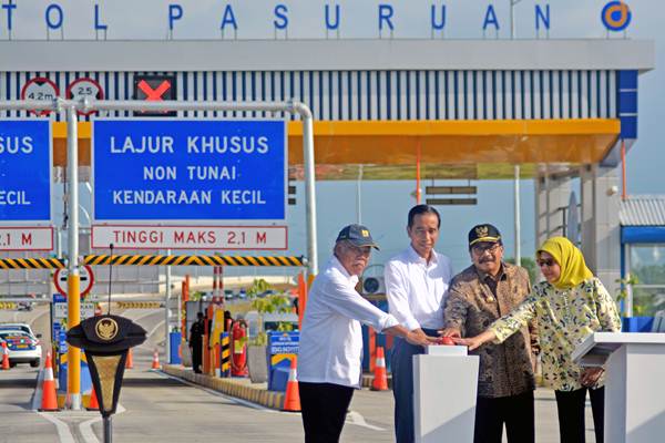  Presiden Jokowi Resmikan Jalan Tol Gempol-Pasuruan Seksi II