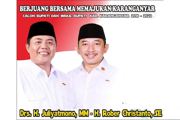  QUICK COUNT PILBUP KARANGANYAR: Juliyatmono Ditantang Rohadi-Ida