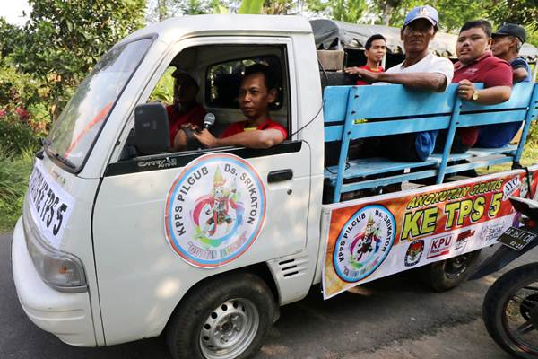  Antar Jemput Gratis ke TPS di Kediri