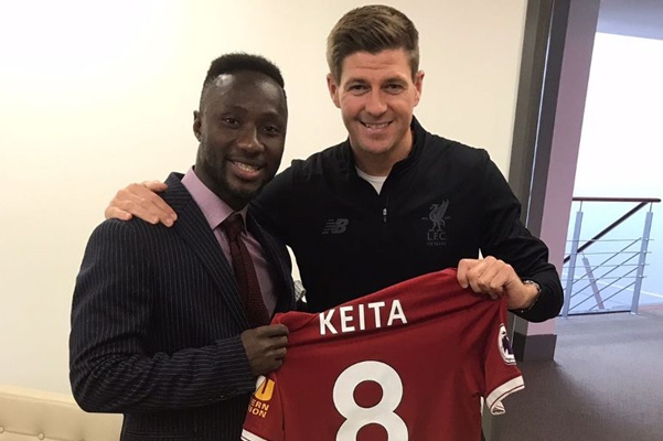  Naby Keita Pakai Nomor Steven Gerrard di Liverpool