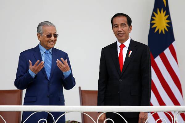  Jokowi dan Mahathir Muhamad Bertemu di Istana Bogor