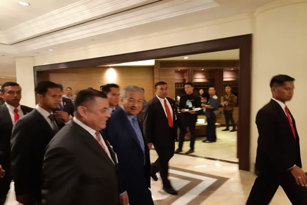  PM Malaysia Mahathir Mohamad Temui Tokoh Indonesia