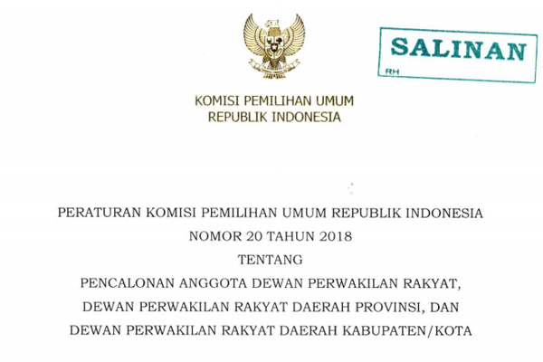  KPU: Mantan Napi Resmi Dilarang Jadi Caleg