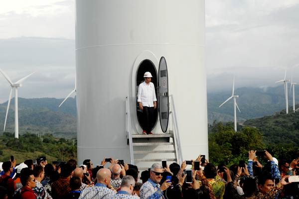  Presiden Jokowi Resmikan PLTB Sidrap