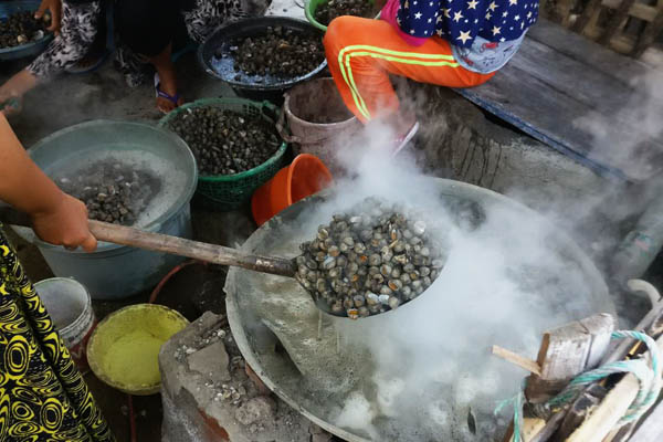  Kerang bisa Diolah Lebih Sehat dengan Mesin Kukus, bukan Direbus 