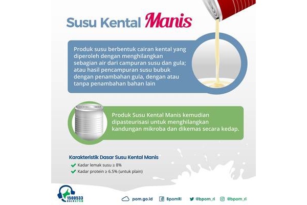  Apa Perbedaan Susu Kental Manis dan Susu Lainnya? Ini Klarifikasi BPOM RI