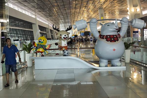  Demam Asian Games di Bandara Soetta